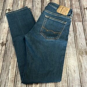 American Eagle Outfitters Extreme Flex Dark Wash Slim Straight Jeans size 32x34